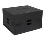ProX XS-BLAQ6U14 6U Rack Case 14" Deep Vertical Amp Rack Polyurea Coated BLAQ Series by ProX Cases
