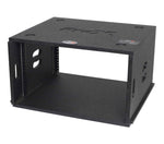 ProX XS-BLAQ6U14 6U Rack Case 14" Deep Vertical Amp Rack Polyurea Coated BLAQ Series by ProX Cases