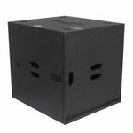 ProX XS-BLAQ10U14 10U Rack Case 14" Deep Vertical Amp Rack Polyurea Coated BLAQ Series by ProX Cases