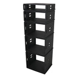 ProX XS-BLAQ10U14 10U Rack Case 14" Deep Vertical Amp Rack Polyurea Coated BLAQ Series by ProX Cases