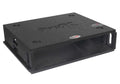 ProX XS-BLAQ2U14 2U Rack Case 14" Deep Vertical Amp Rack Polyurea Coated BLAQ Series by ProX Cases