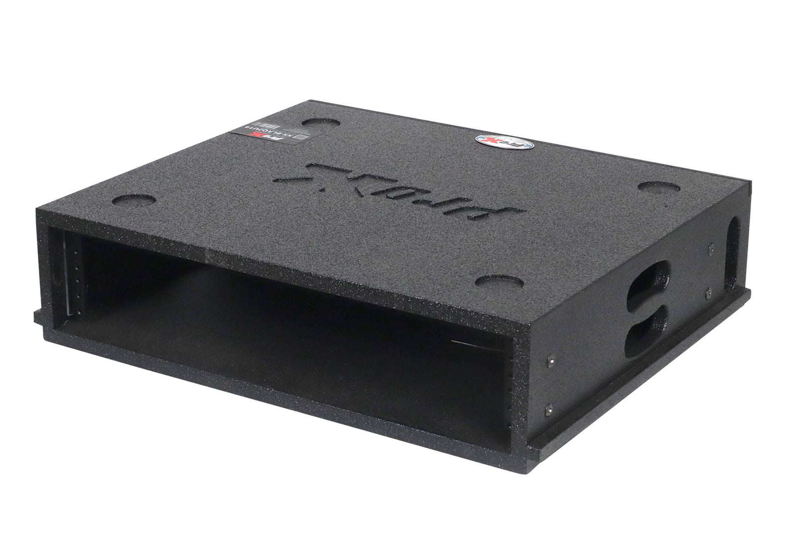 ProX XS-BLAQ2U14 2U Rack Case 14" Deep Vertical Amp Rack Polyurea Coated BLAQ Series by ProX Cases