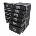 ProX XS-6DTWPULZAR ATA Flight-Style Workbox with 6 Utility Drawers, Hinged Door and 5" Casters by ProX Cases
