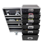 ProX XS-6DTWPULZAR ATA Flight-Style Workbox with 6 Utility Drawers, Hinged Door and 5" Casters by ProX Cases