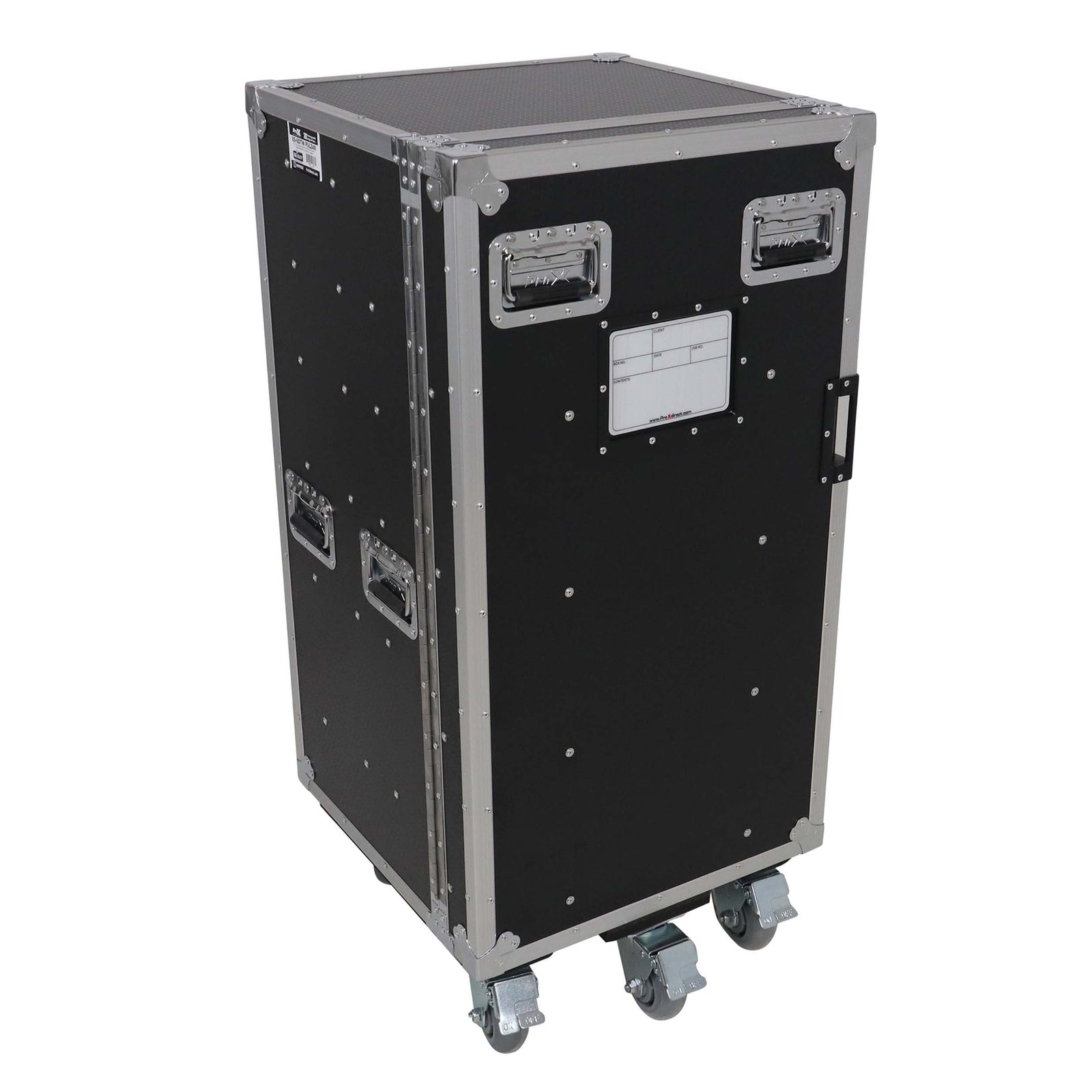 ProX XS-6DTWPULZAR ATA Flight-Style Workbox with 6 Utility Drawers, Hinged Door and 5" Casters by ProX Cases