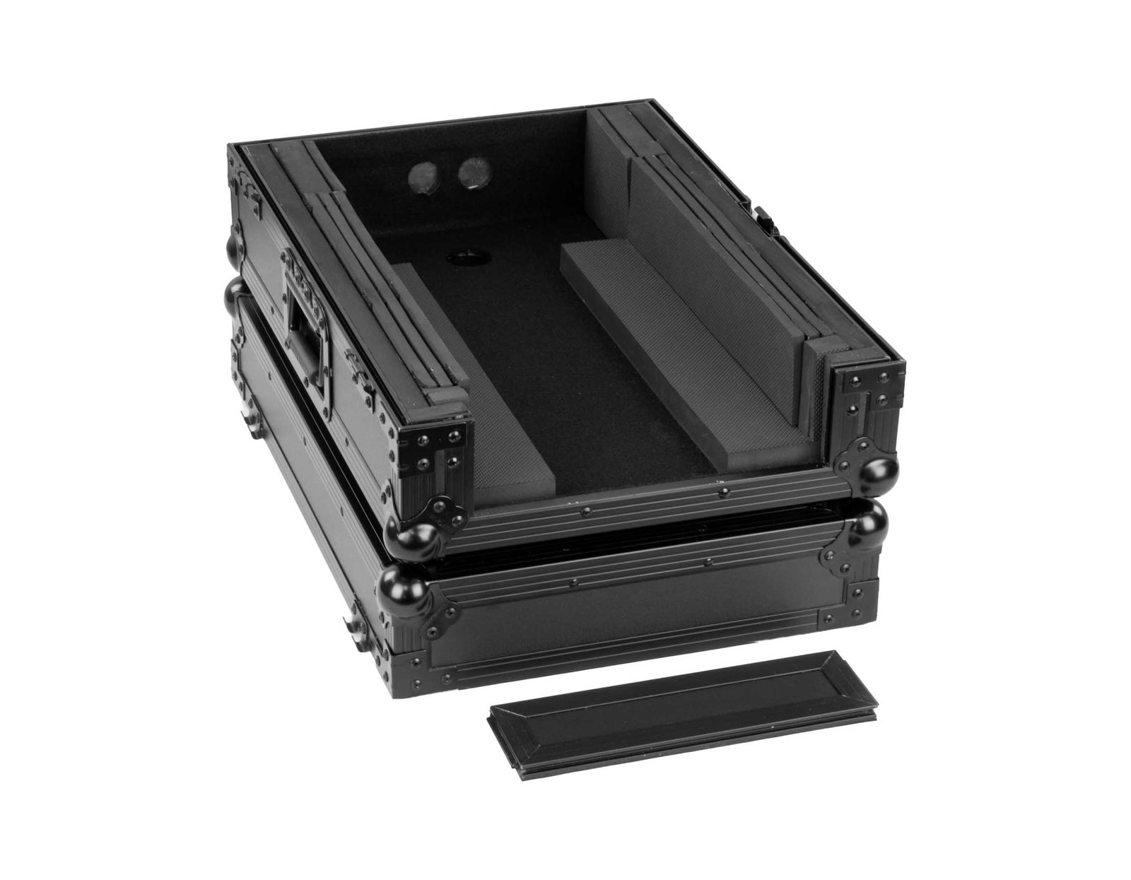 Odyssey FZ13MIXXXDBL Universal 13″ DJ Mixer Flight Case with Extra Deep Cable Compartment - Black by Odyssey