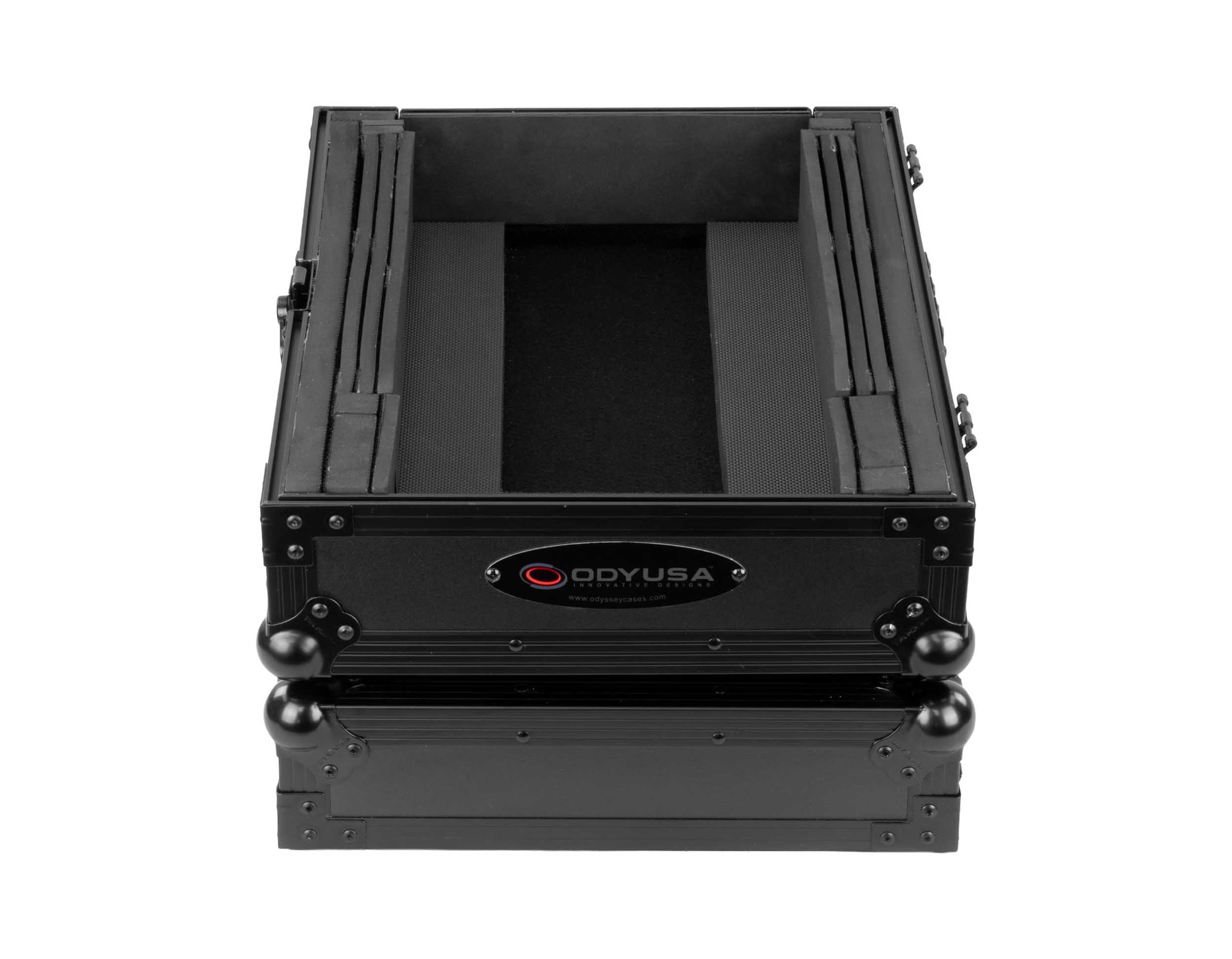 Odyssey FZ13MIXXXDBL Universal 13″ DJ Mixer Flight Case with Extra Deep Cable Compartment - Black by Odyssey