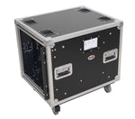 ProX XS-SLAM10U20 10U 20" Deep Vertical Shock-Mount Rack Case with 2 Sliding Slam Doors and 4" Casters by ProX Cases