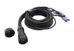ProX XC-P19PM6XPWB-CYDUO 19-Pin to 6x PowerCON Blue Breakout Cable Set - 12AWG SJOOW, 2x 6ft, 2x 10ft, 2x 16ft by ProX Cables