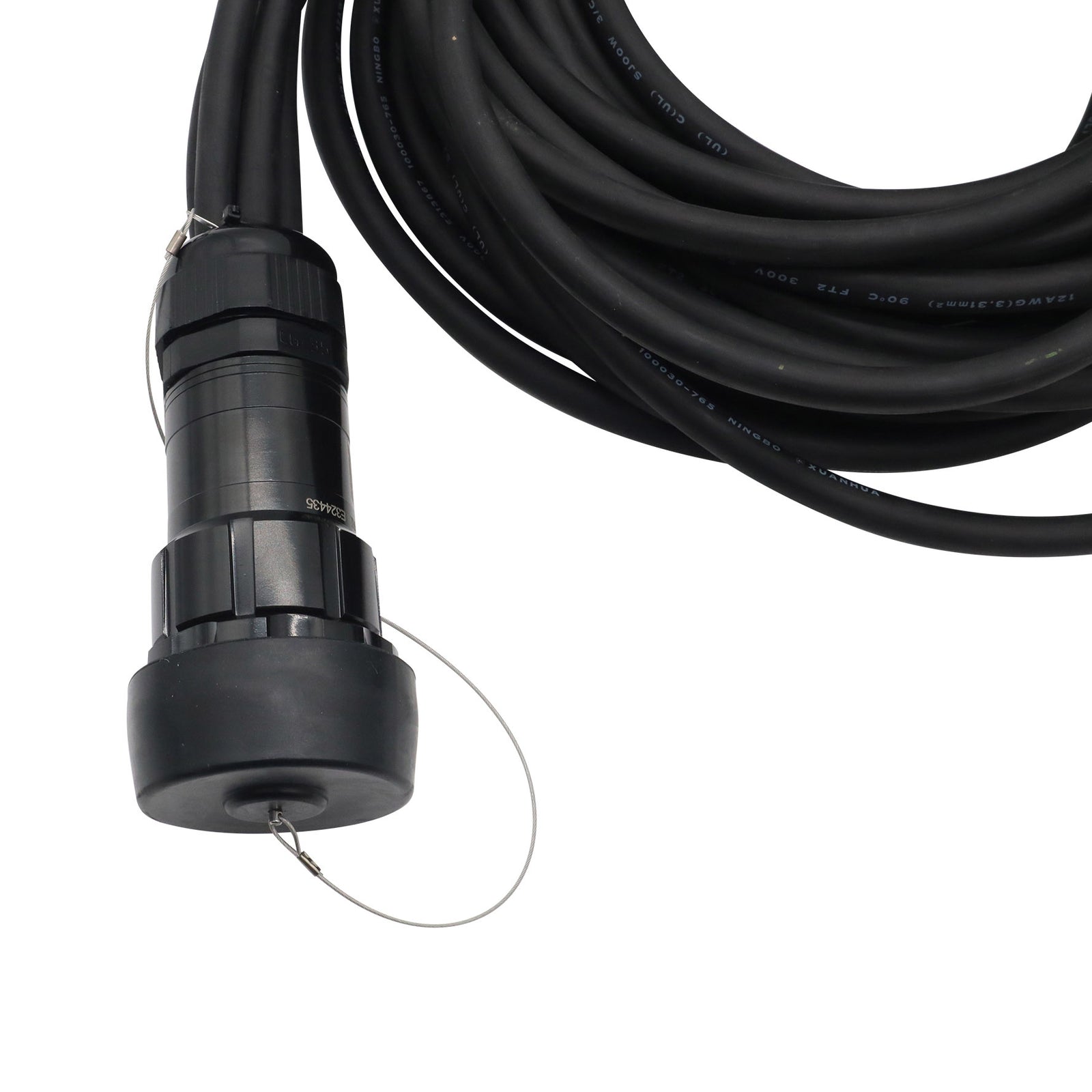 ProX XC-P19PM6XPWB-CYDUO 19-Pin to 6x PowerCON Blue Breakout Cable Set - 12AWG SJOOW, 2x 6ft, 2x 10ft, 2x 16ft by ProX Cables