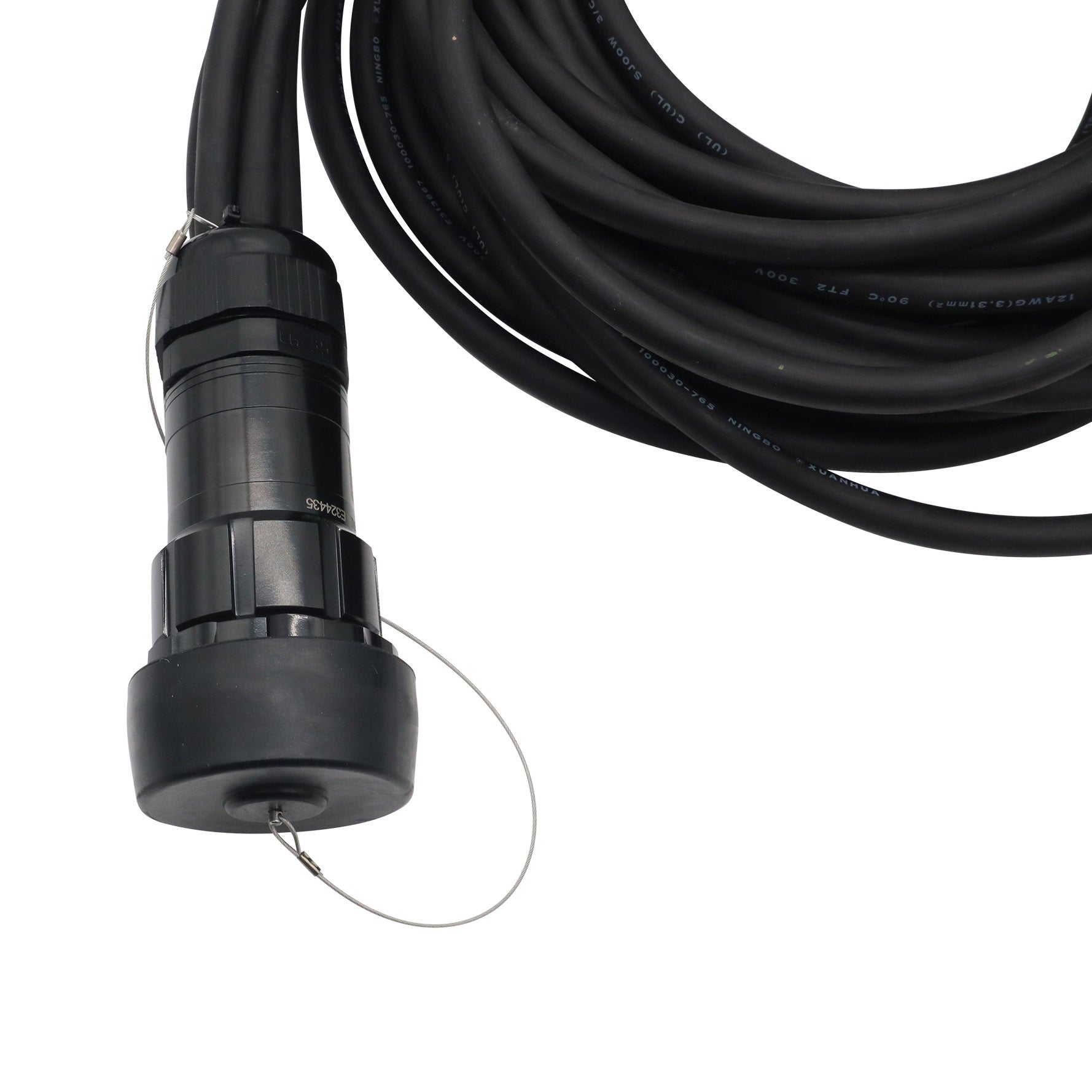 ProX XC-P19PM6XPWB-CYDUO 19-Pin to 6x PowerCON Blue Breakout Cable Set - 12AWG SJOOW, 2x 6ft, 2x 10ft, 2x 16ft by ProX Cables