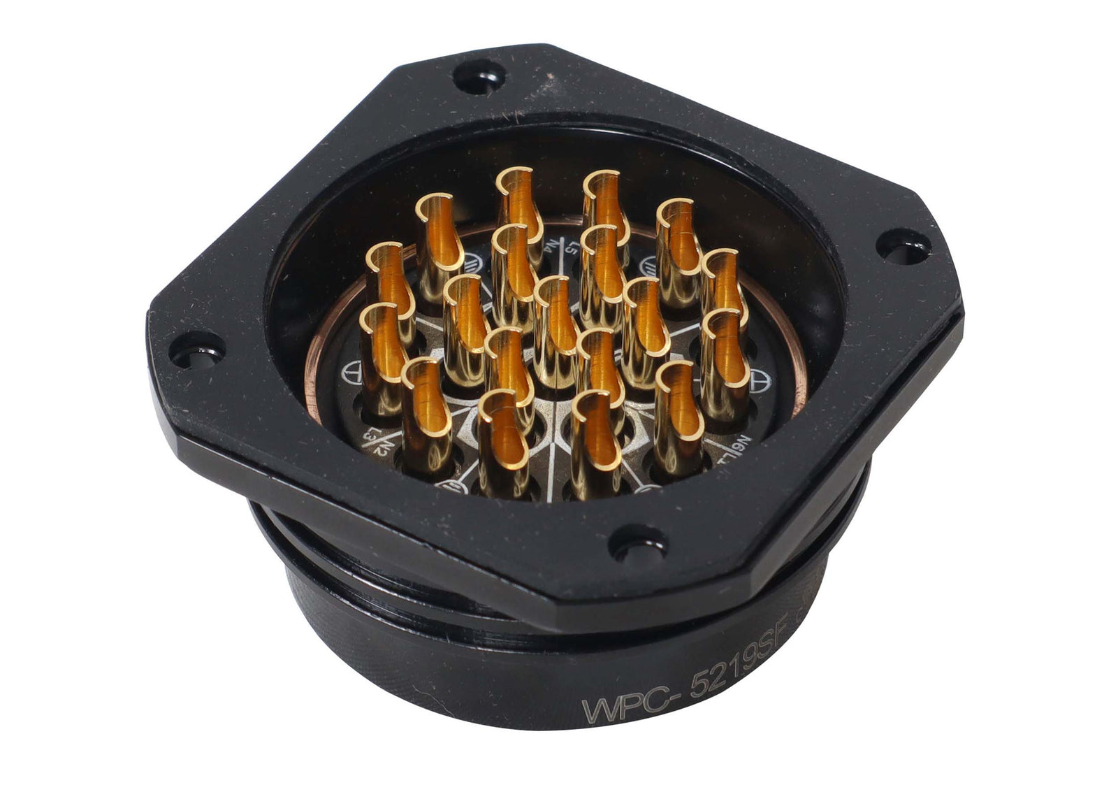 ProX XC-P19PANELFEMALE 19-Pin Panel Female Connector - Solder Type - Kupo PLS-5219SF by ProX