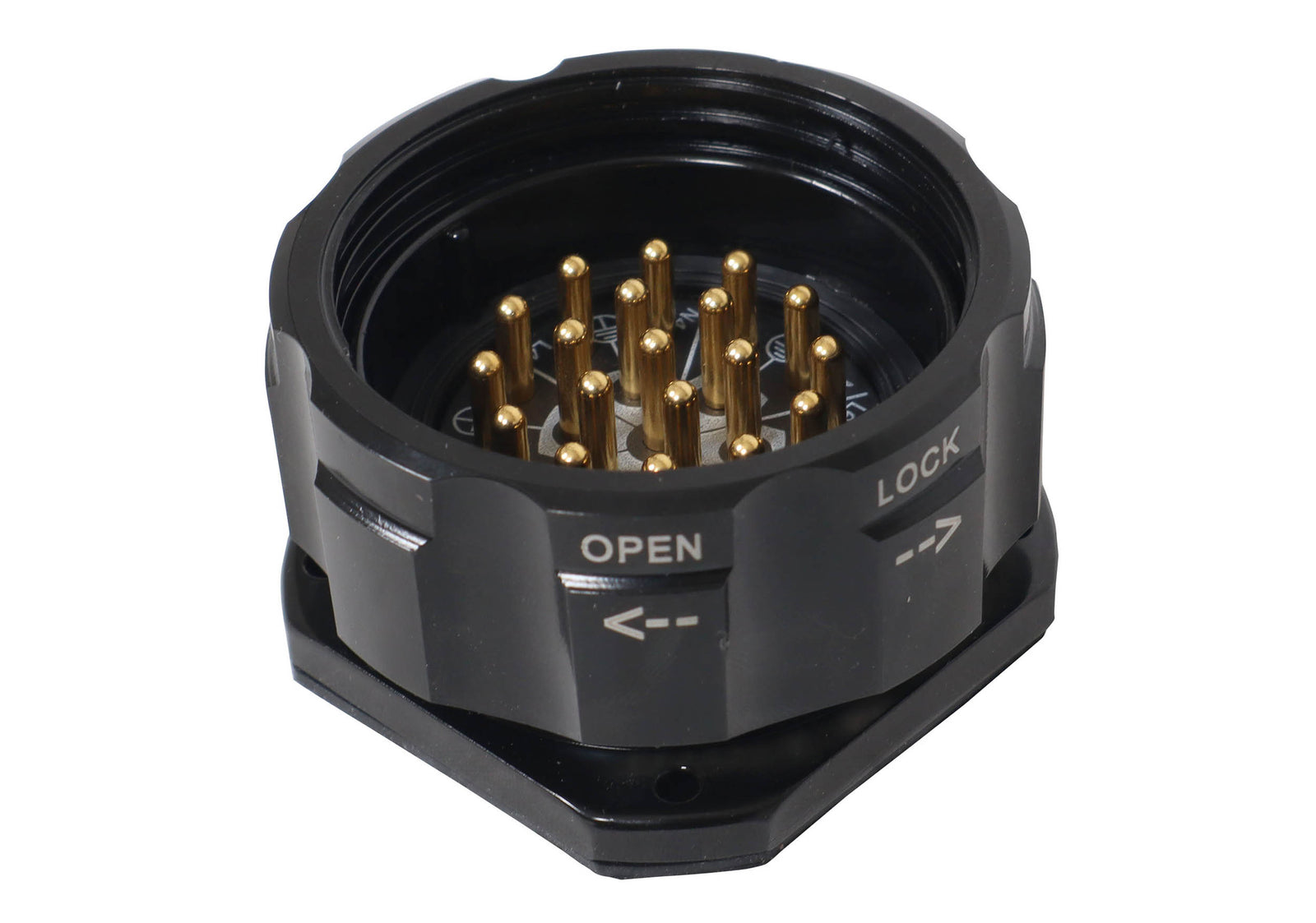 ProX XC-P19PANELMALE 19-Pin Panel Male Connector - Solder Type - Kupo PLS-5219SM by ProX