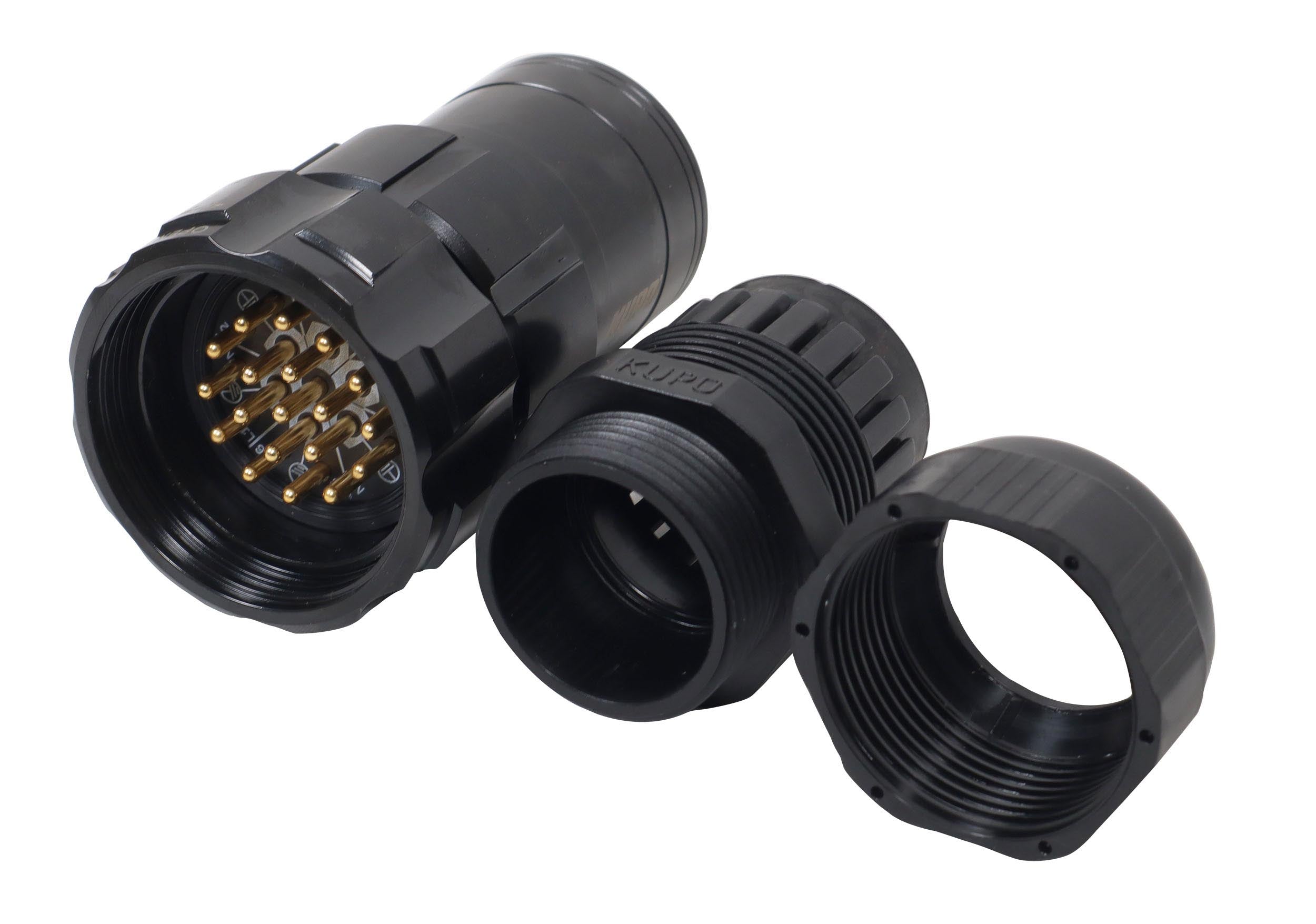 ProX XC-P19PMALE 19-Pin Male Connector - Solder Type - Kupo PLS-5219LM by ProX