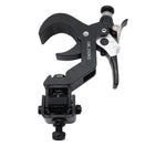 ProX T-QFXPRESSX4 Set of 4 Quick 90° Folding Truss Clamps with Moving Head Adapters, 2" Tube - Black by ProX