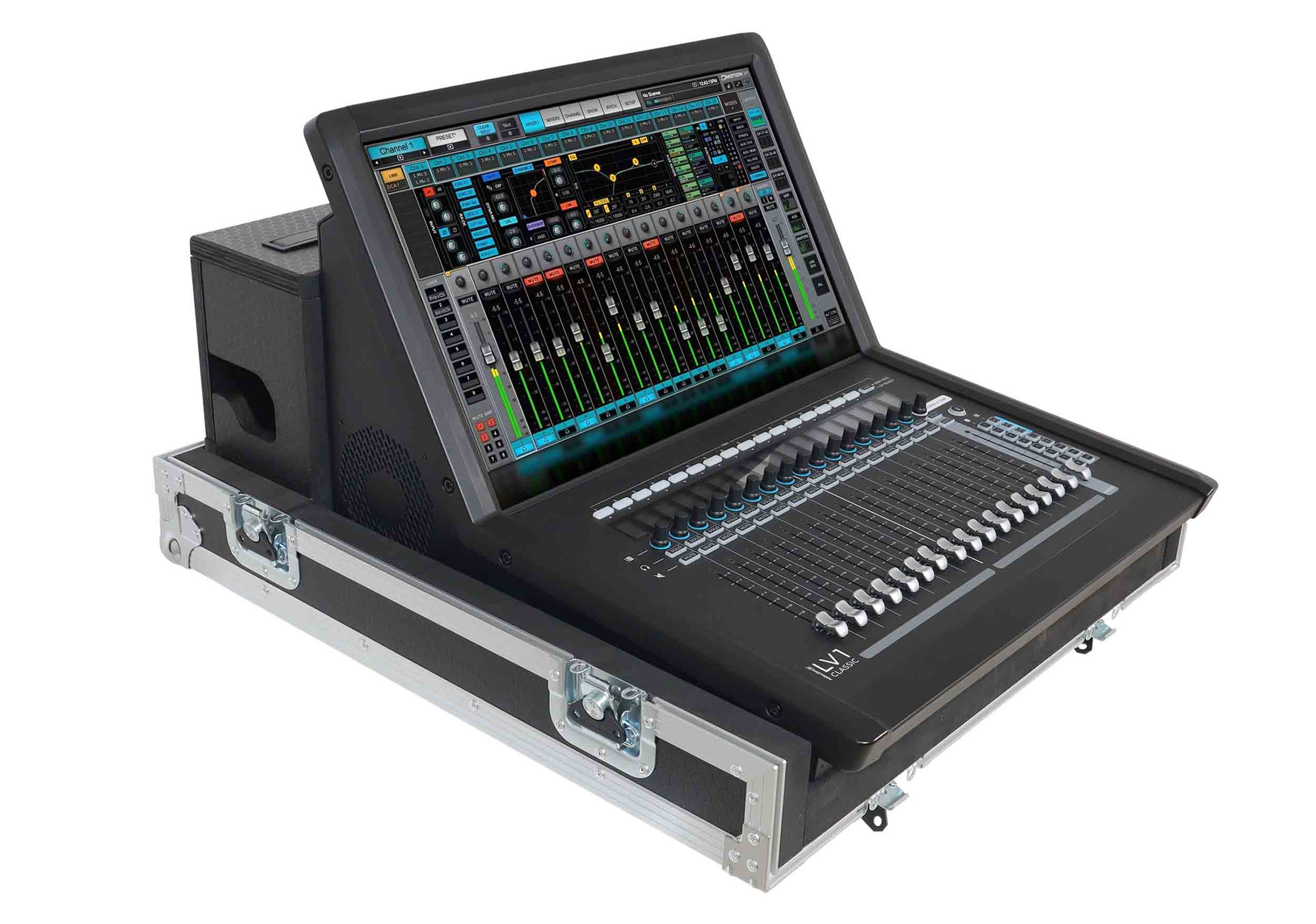 ProX XS-WLV1CLDHW ATA Flight Case for Digital Audio Mixer - eMotion LV1 Console with Doghouse Compartment by ProX Cases