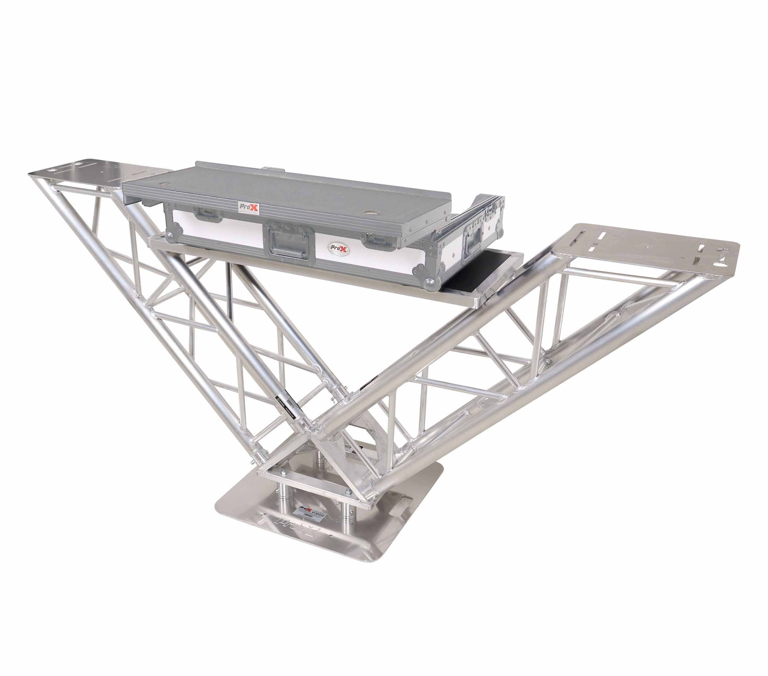 ProX XT-VStationTT Pair of 3ft Truss with Middle table by ProX