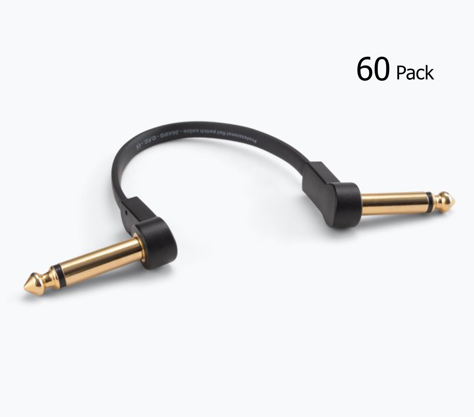 On-Stage OSPRO-FPC-60-POP Production-Grade Flat Patch Cables, 60-Pack with POP Display by On-Stage