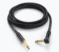 On-Stage OSPRO-ICR, Production-Grade Braided Instrument Cable - Right Angle to Straight, 10, 15, 25 ft by On-Stage