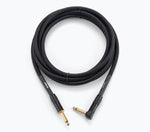 On-Stage OSPRO-ICR, Production-Grade Braided Instrument Cable - Right Angle to Straight, 10, 15, 25 ft by On-Stage