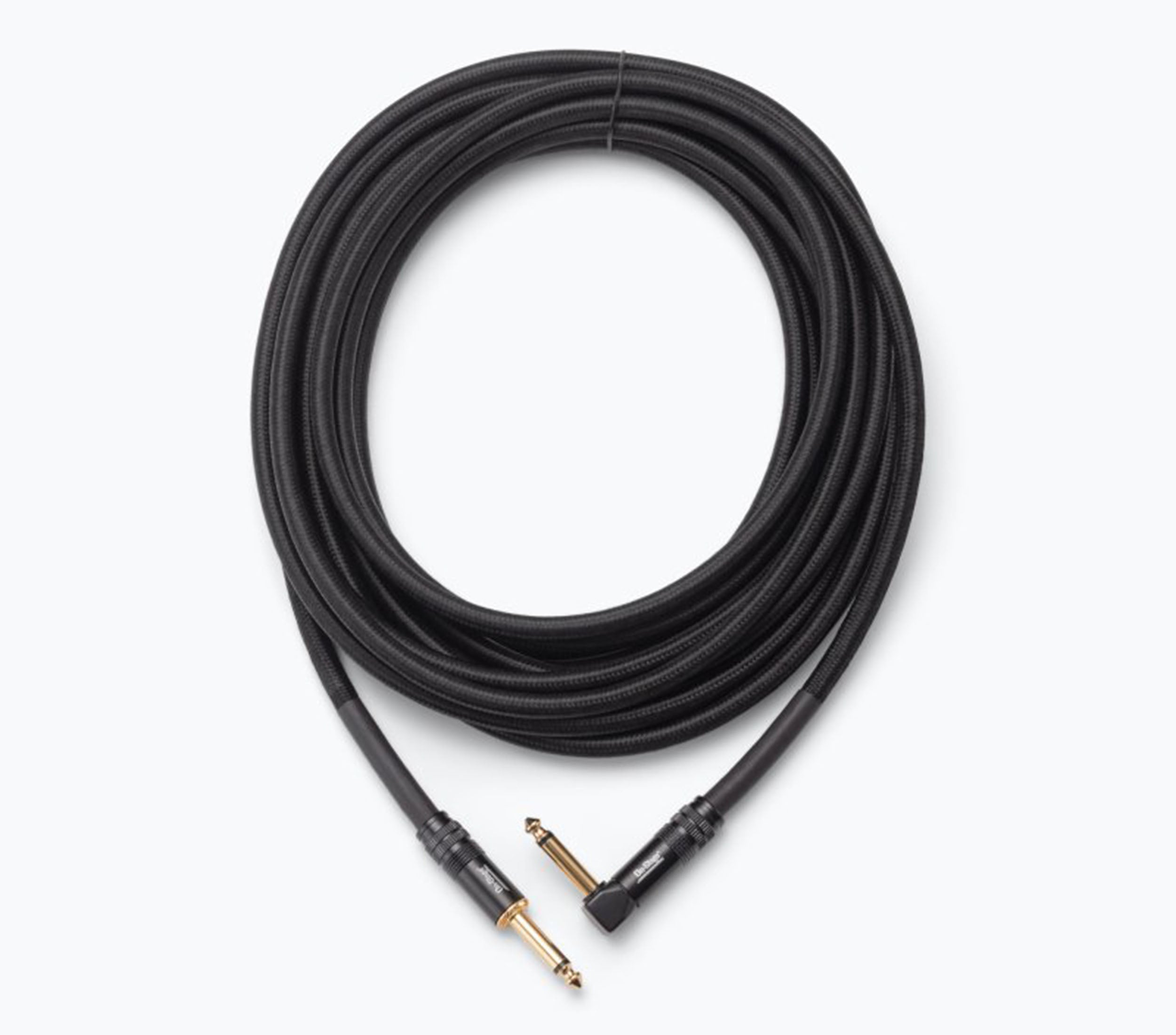 On-Stage OSPRO-ICR, Production-Grade Braided Instrument Cable - Right Angle to Straight, 10, 15, 25 ft by On-Stage