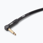 On-Stage OSPRO-ICR, Production-Grade Braided Instrument Cable - Right Angle to Straight, 10, 15, 25 ft by On-Stage