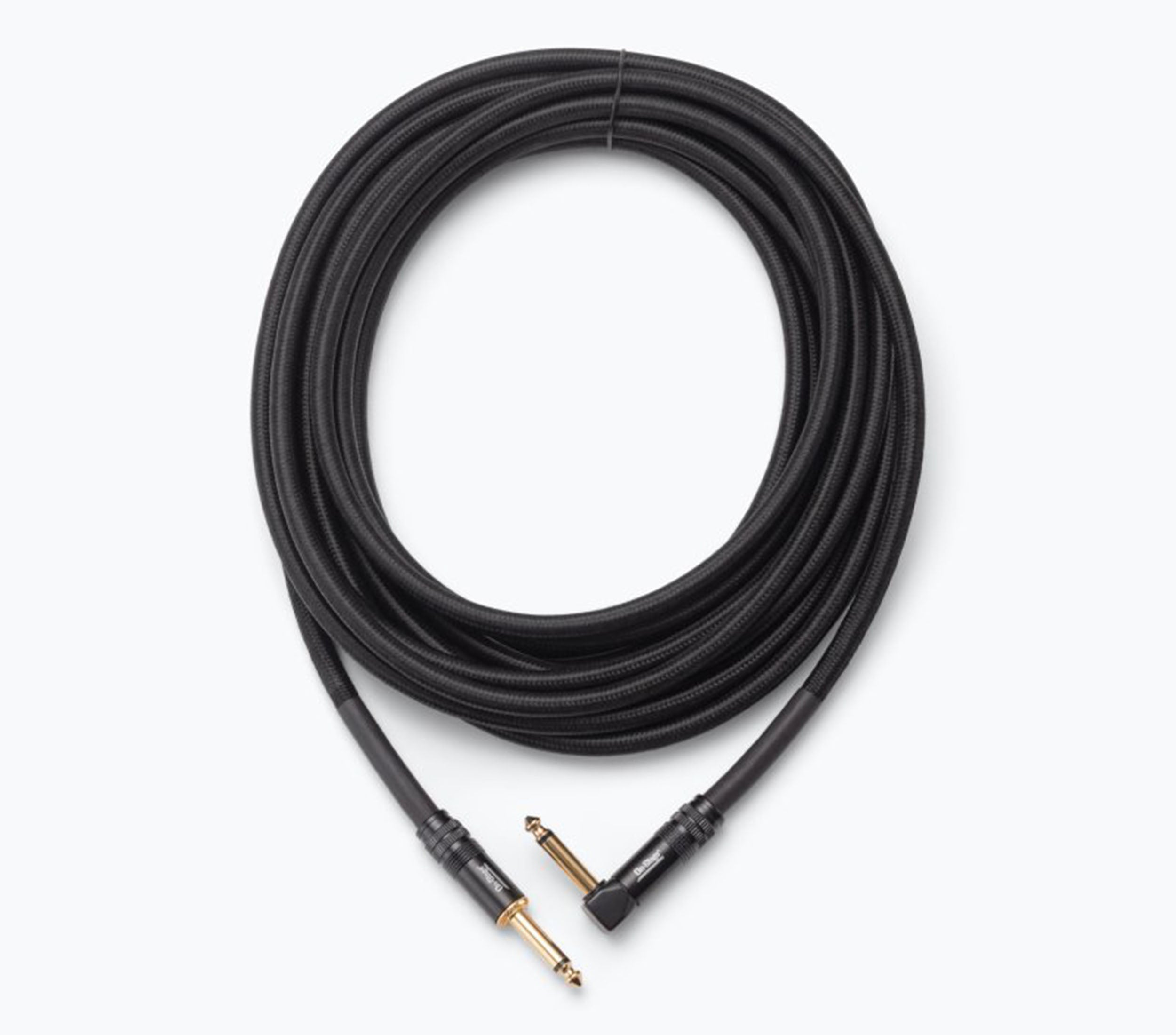 On-Stage OSPRO-ICR, Production-Grade Braided Instrument Cable - Right Angle to Straight, 10, 15, 25 ft by On-Stage