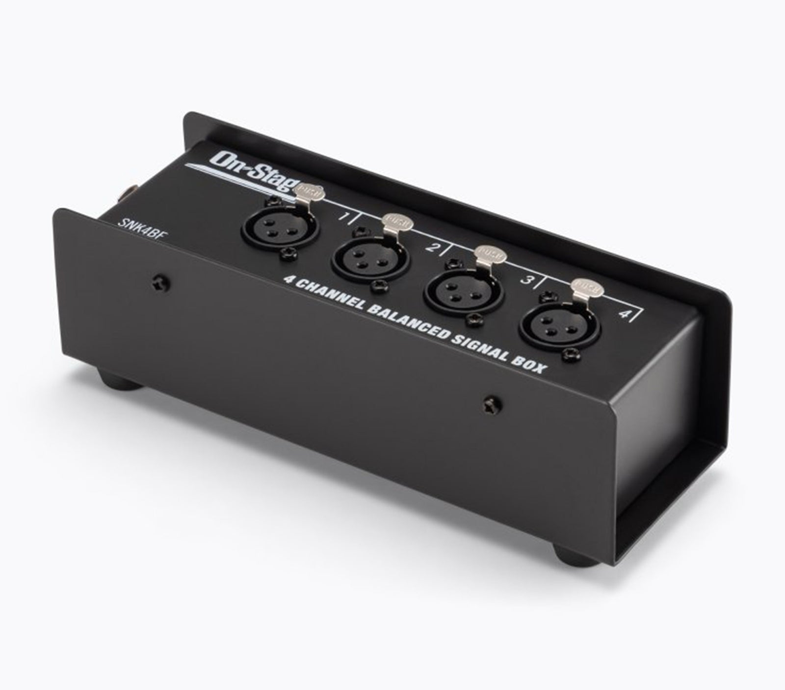On-Stage OSPRO-SNK4BF Production-Grade Snake Signal Box Female - 4x XLR to 1x RJ45 Ethernet by On-Stage