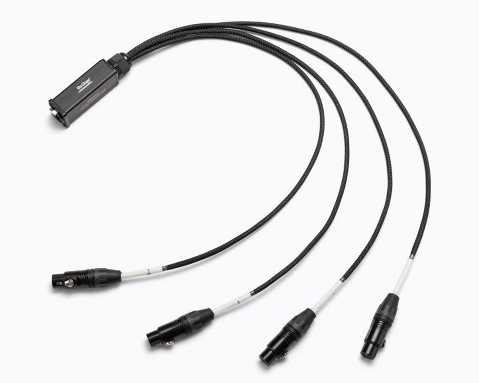 On-Stage OSPRO-SNK4CF Production-Grade Snake Cable Female - 4x XLR to 1x RJ45 Ethernet by On-Stage