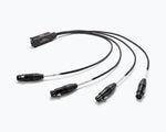 On-Stage OSPRO-SNK4CF Production-Grade Snake Cable Female - 4x XLR to 1x RJ45 Ethernet by On-Stage