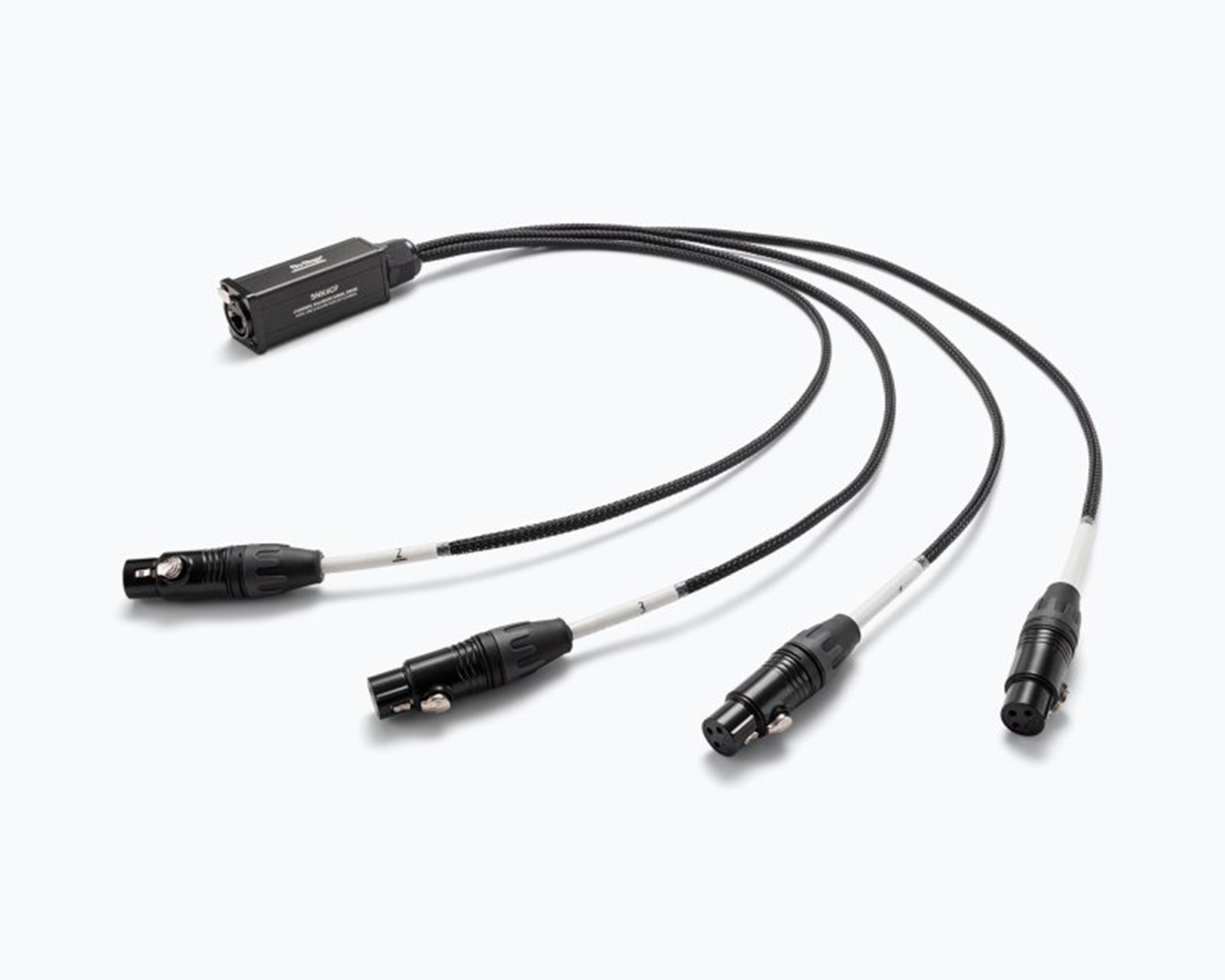 On-Stage OSPRO-SNK4CF Production-Grade Snake Cable Female - 4x XLR to 1x RJ45 Ethernet by On-Stage