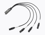 On-Stage OSPRO-SNK4CF Production-Grade Snake Cable Male - 4x XLR to 1x RJ45 Ethernet by On-Stage