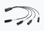 On-Stage OSPRO-SNK4CF Production-Grade Snake Cable Male - 4x XLR to 1x RJ45 Ethernet by On-Stage