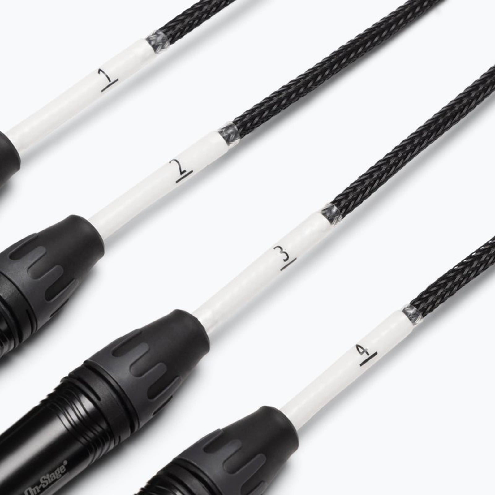 On-Stage OSPRO-SNK4CF Production-Grade Snake Cable Male - 4x XLR to 1x RJ45 Ethernet by On-Stage