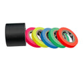 DGS Tapes and Case MGSET/B, 6-Pack Micro Gaffer Tape Set - 1/2" x 7 yd, Fluorescent Colors by DGS USA