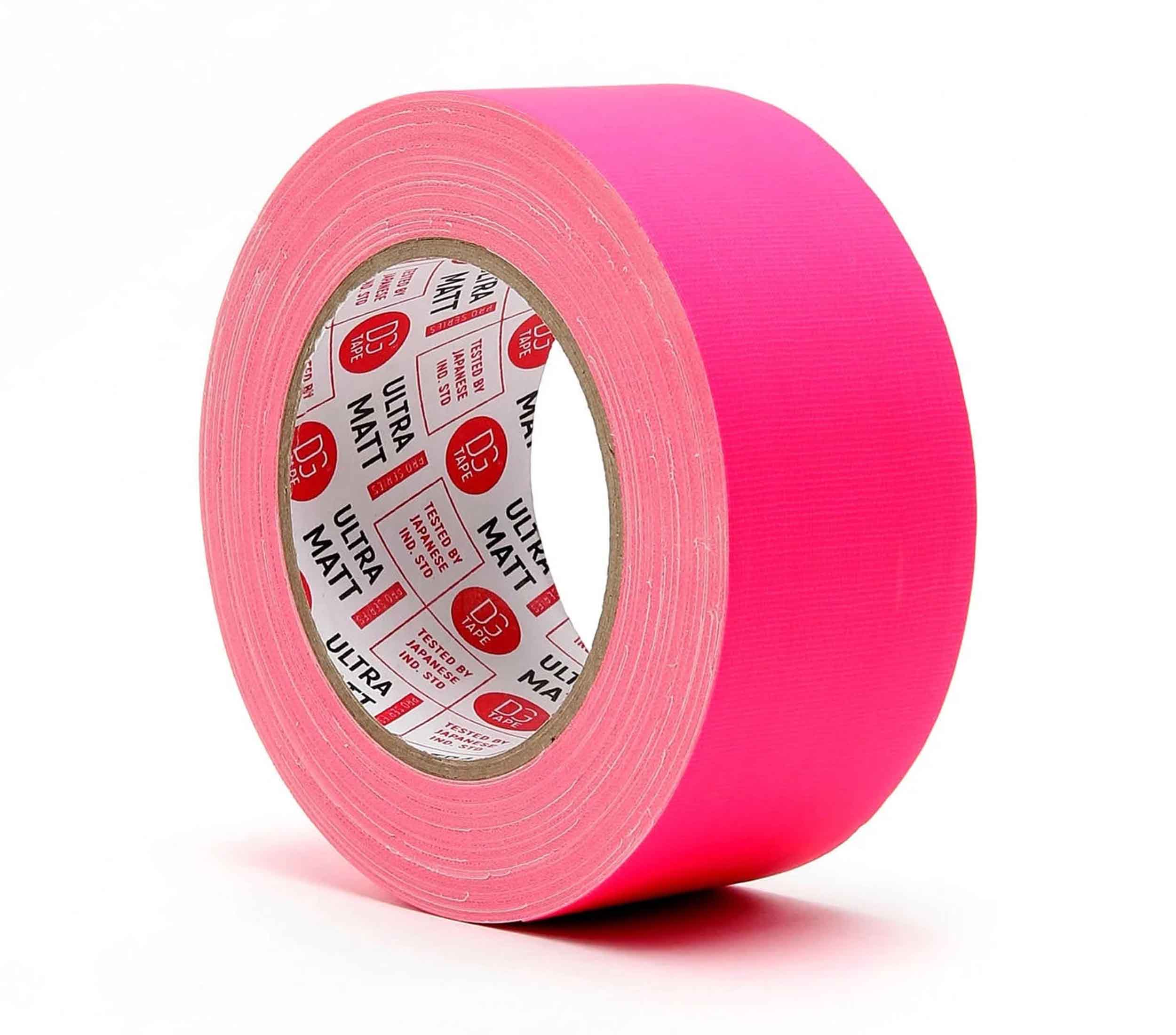DGS Tapes and Case UMF50/25, Fluorescent Gaffer Tape - 50mm x 25m, LDPE Matte Finish by DGS USA