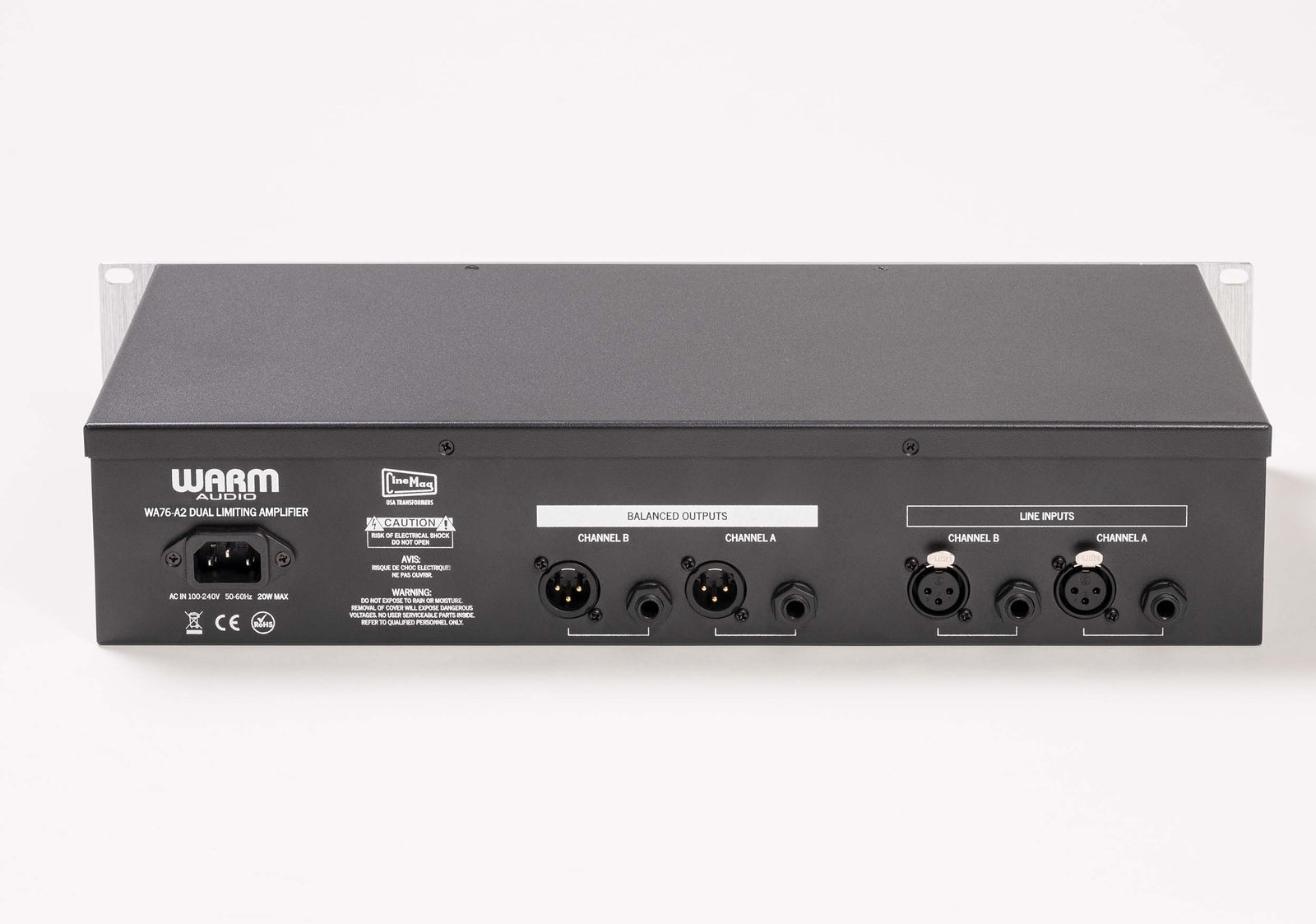 Warm Audio WA76-A2 Dual-Channel Vintage-Voiced Discrete FET Compressor by Warm Audio