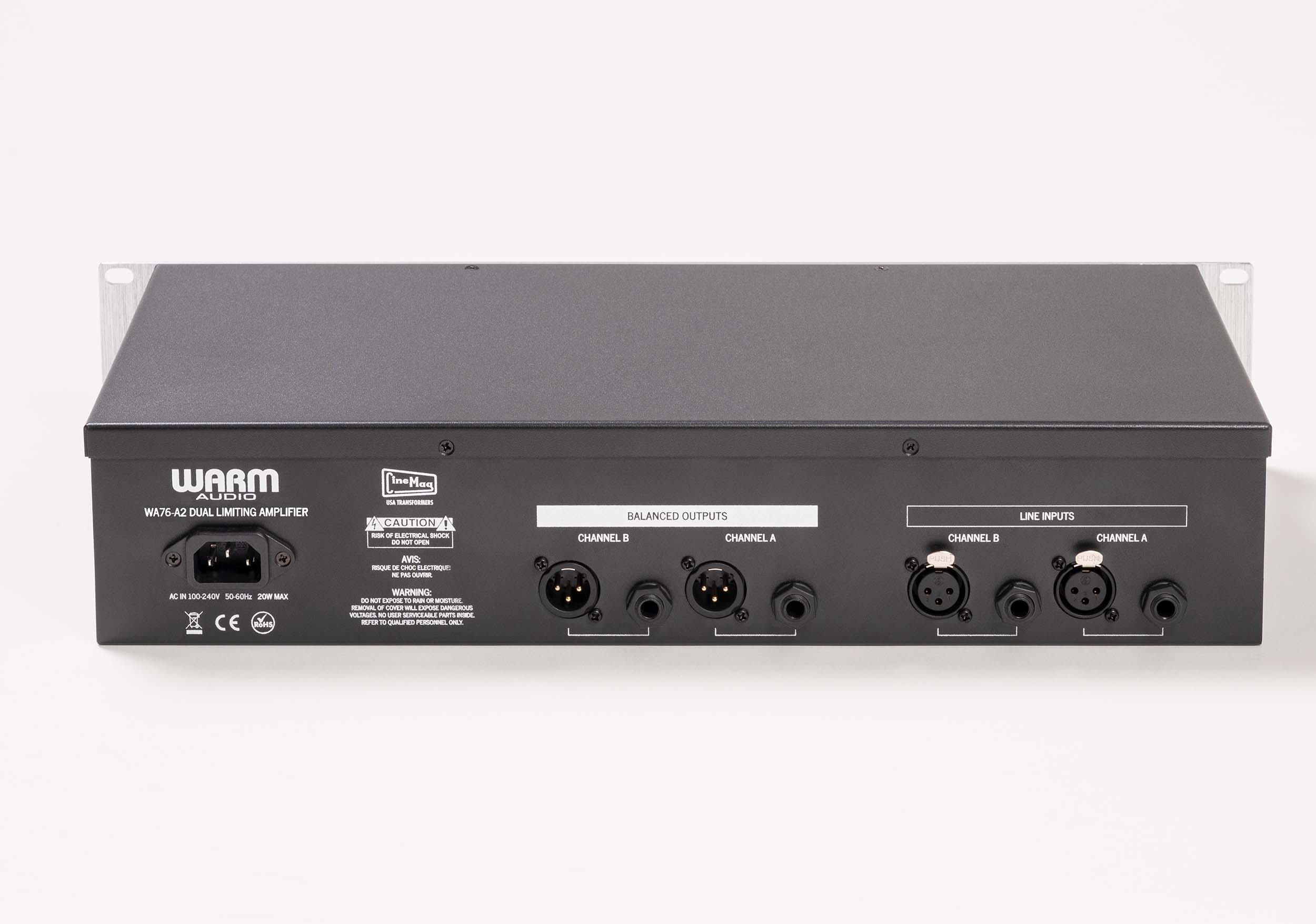 Warm Audio WA76-A2 Dual-Channel Vintage-Voiced Discrete FET Compressor by Warm Audio
