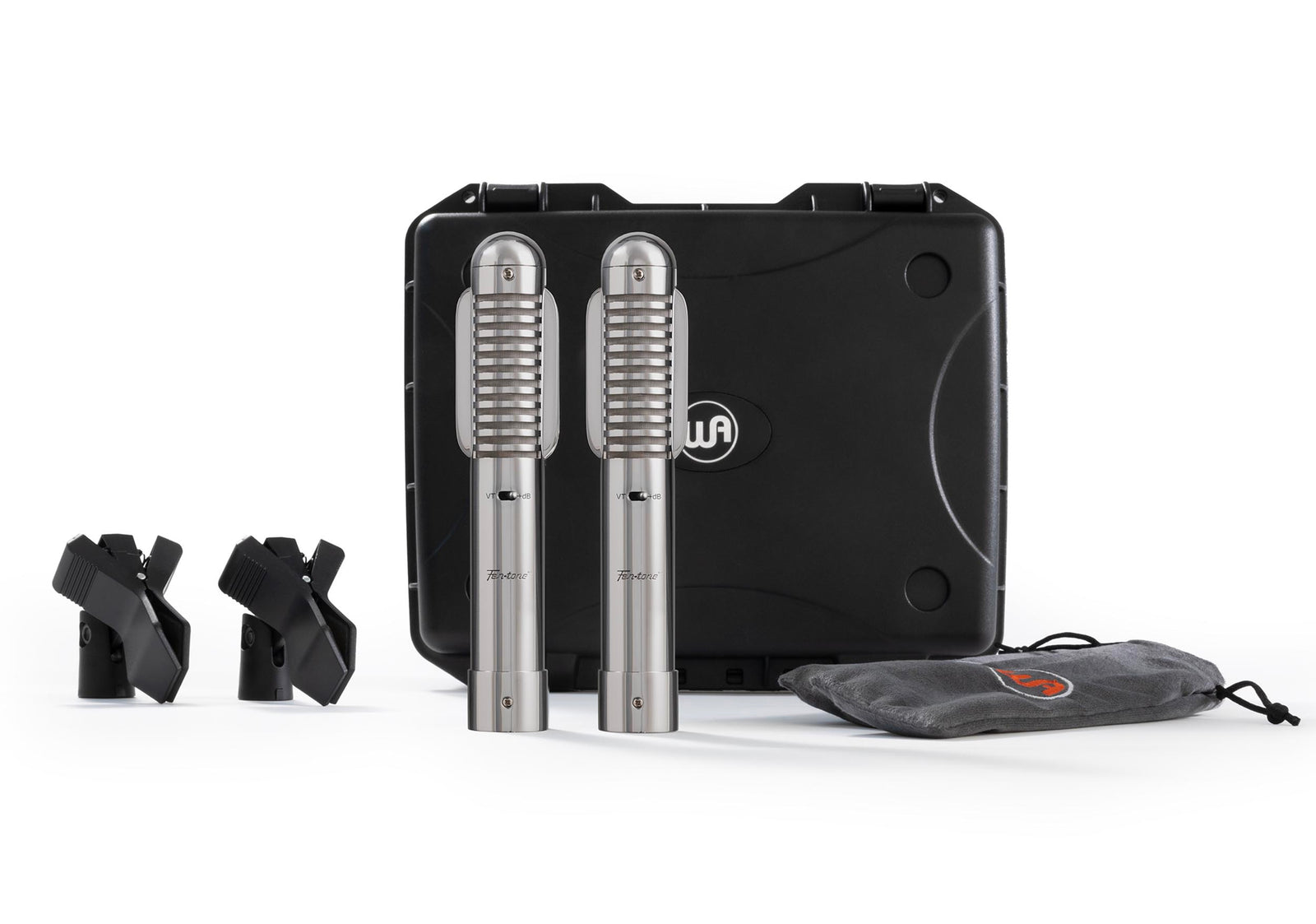 Warm Audio WA-2FT Fen-Tone Ribbon Microphone Stereo Pair with Selectable Preamp by Warm Audio