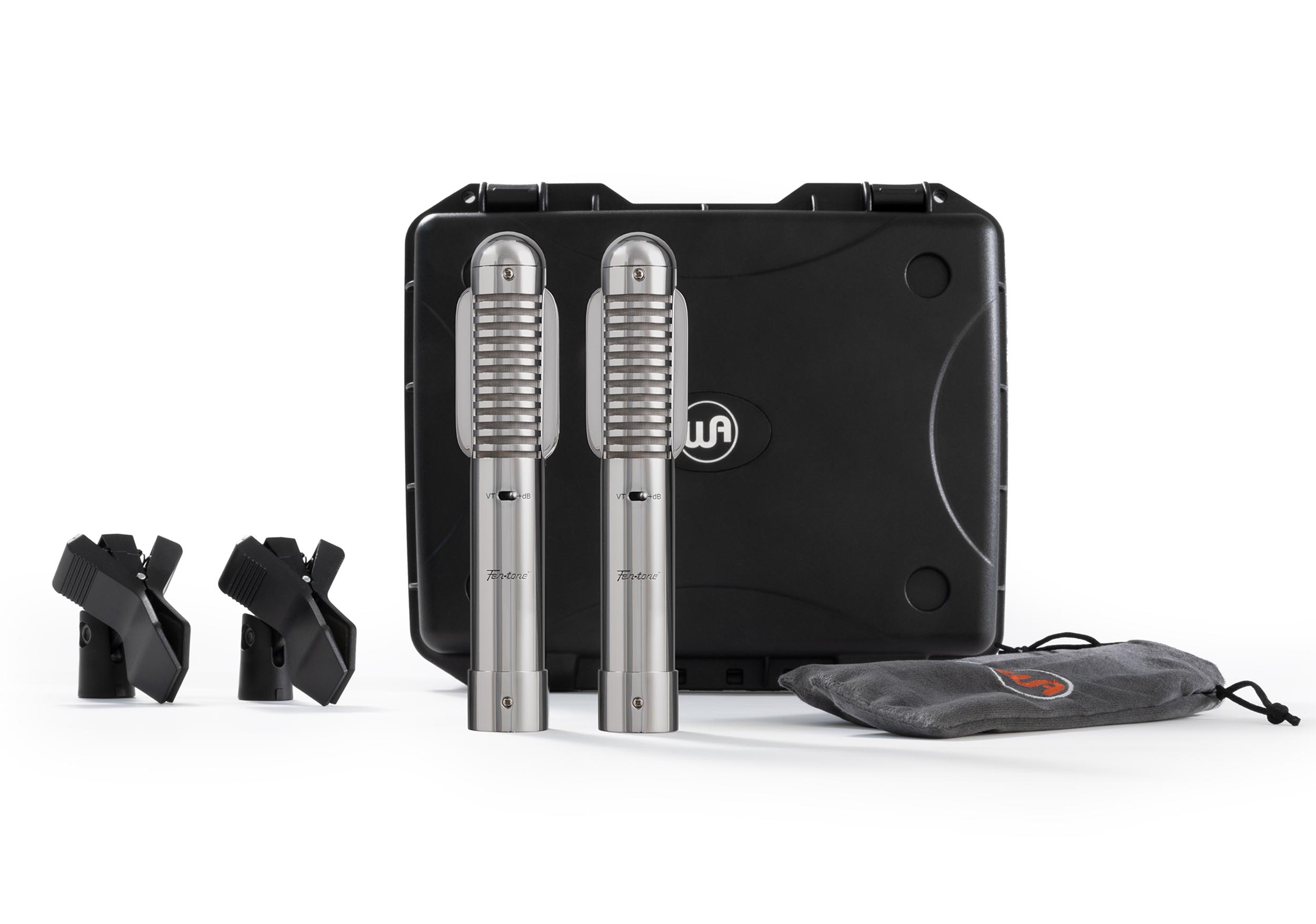 Warm Audio WA-2FT Fen-Tone Ribbon Microphone Stereo Pair with Selectable Preamp by Warm Audio