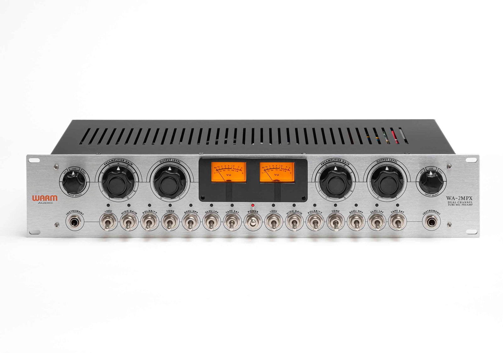 Warm Audio WA-2MPX Dual-Channel Tube Microphone Preamp by Warm Audio