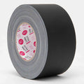 DGS Tapes and Case UM72/50, Black and White Ultra Matte Gaffer Tape - 72mm x 50m, 76-Mesh by DGS USA