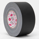 DGS Tapes and Case UM72/50, Black and White Ultra Matte Gaffer Tape - 72mm x 50m, 76-Mesh by DGS USA