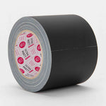 DGS Tapes and Case UM100/25, Black and White Ultra Matte Gaffer Tape - 100 mm × 25 m, 76-Mesh by DGS USA
