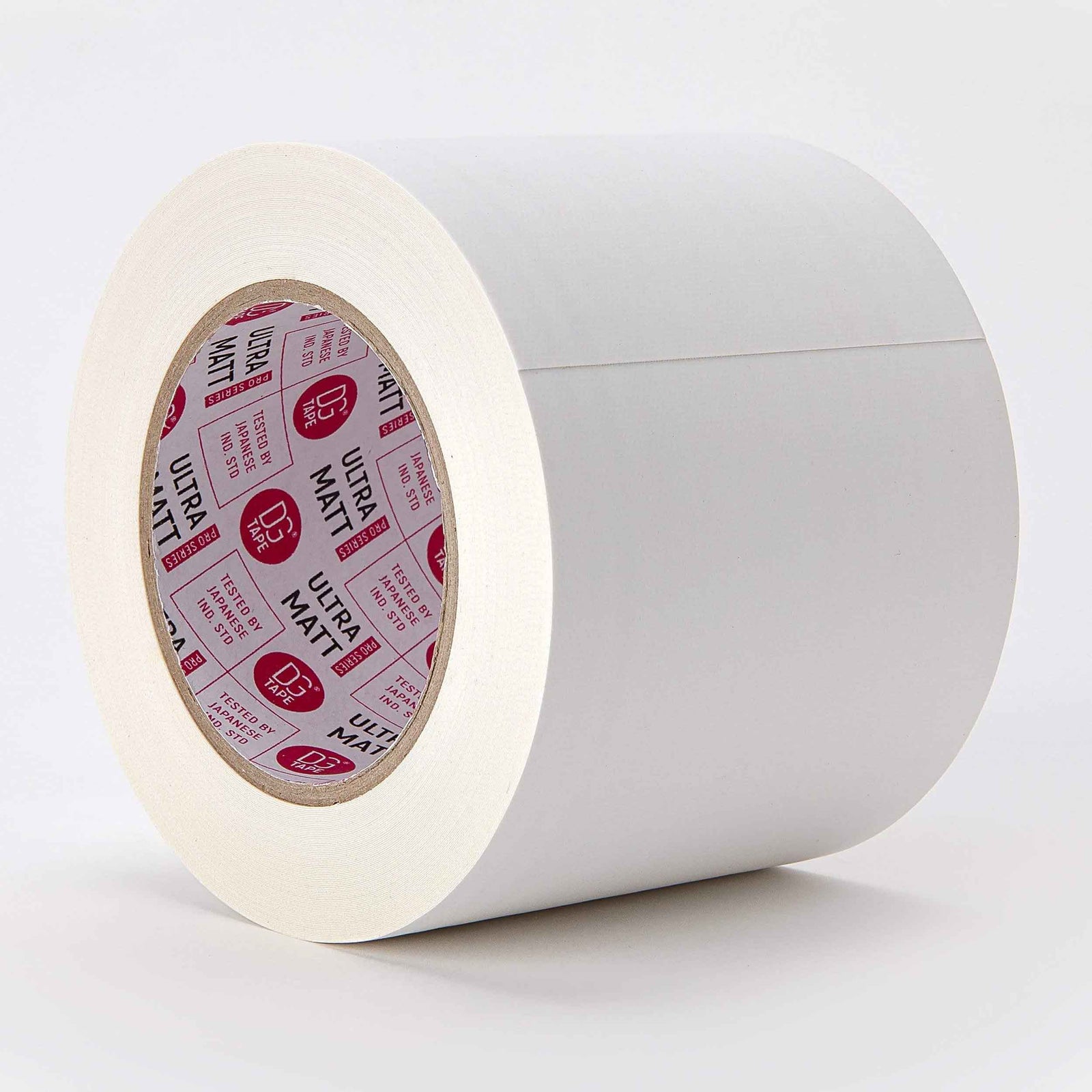 DGS Tapes and Case UM100/25, Black and White Ultra Matte Gaffer Tape - 100 mm × 25 m, 76-Mesh by DGS USA