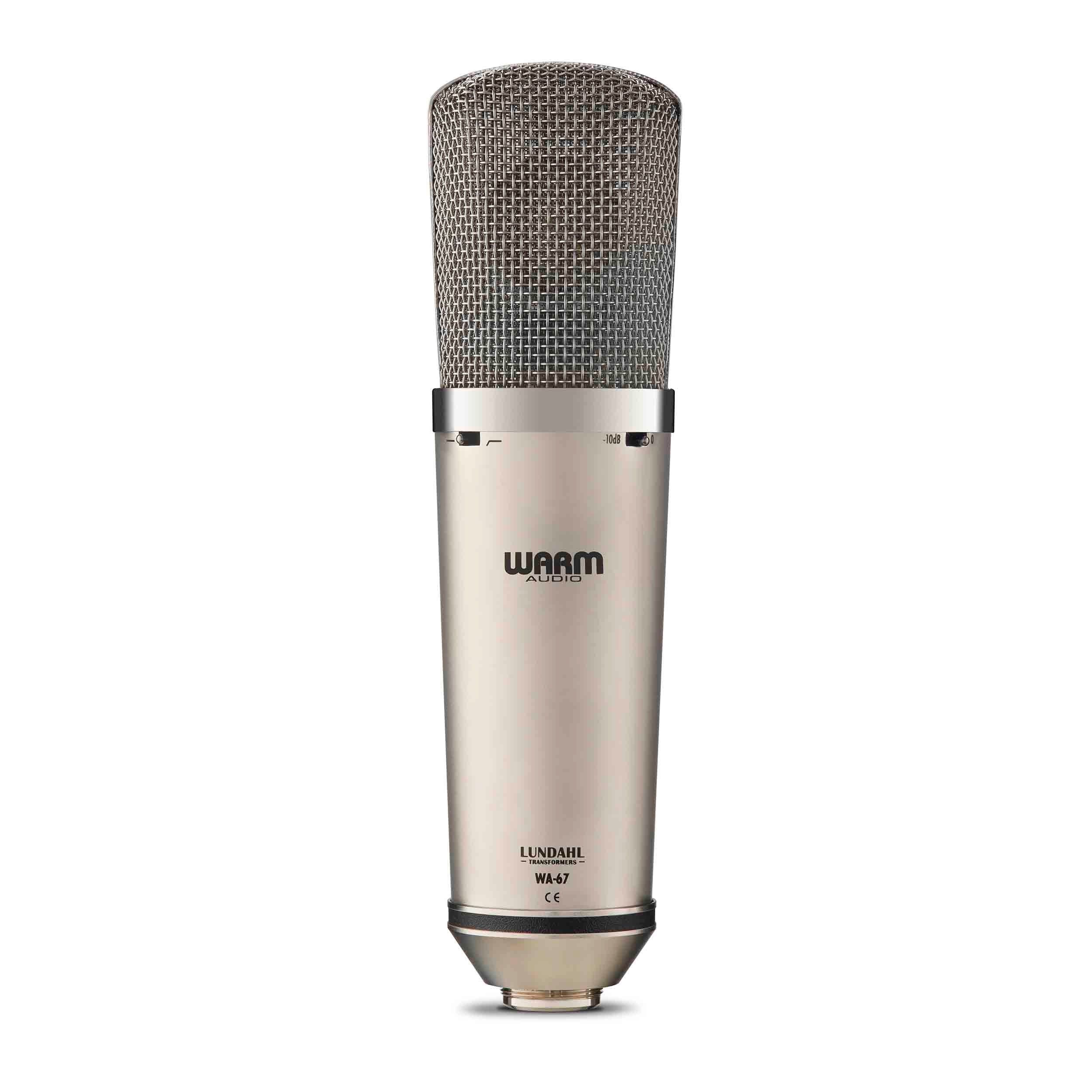 Warm Audio WA-67 Large Diaphragm Tube Condenser Mic with PSU and Case by Warm Audio