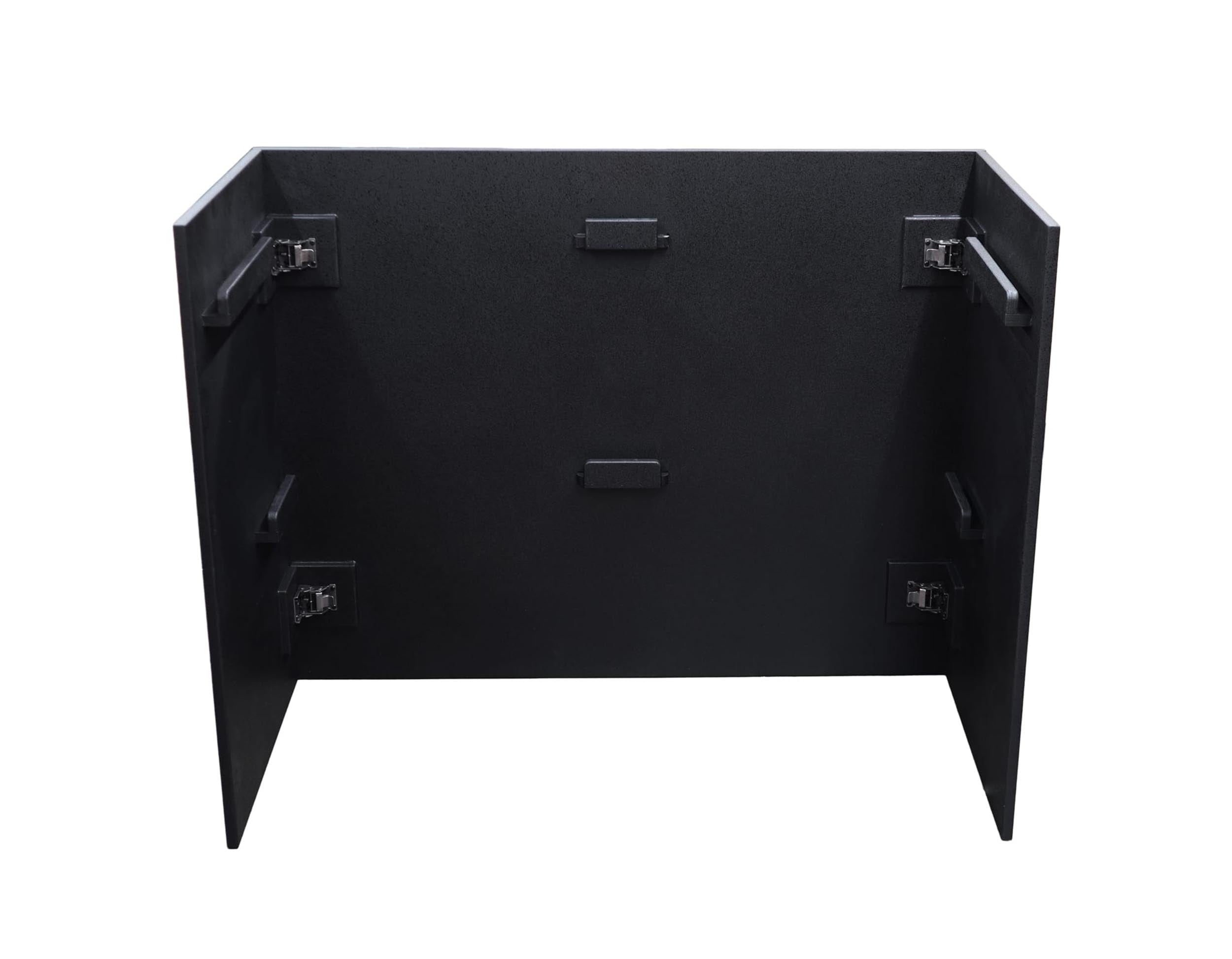 Odyssey PDJBOOTH483824BLACK Painted Wood Facade-Style Folding DJ Booth - Black by Odyssey