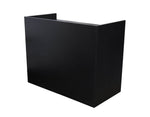Odyssey PDJBOOTH483824BLACK Painted Wood Facade-Style Folding DJ Booth - Black by Odyssey