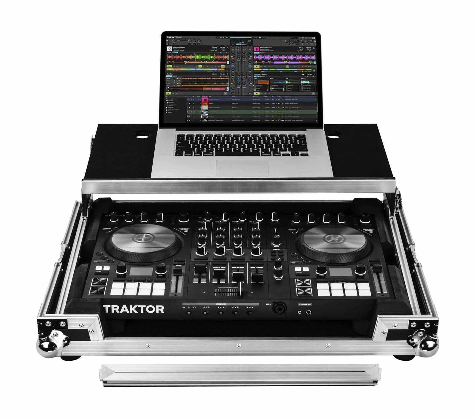 ODYSSEY FZGSTKS4MK3 Flight Case with Glide Platform for Traktor Kontrol S4 MK3 by Odyssey