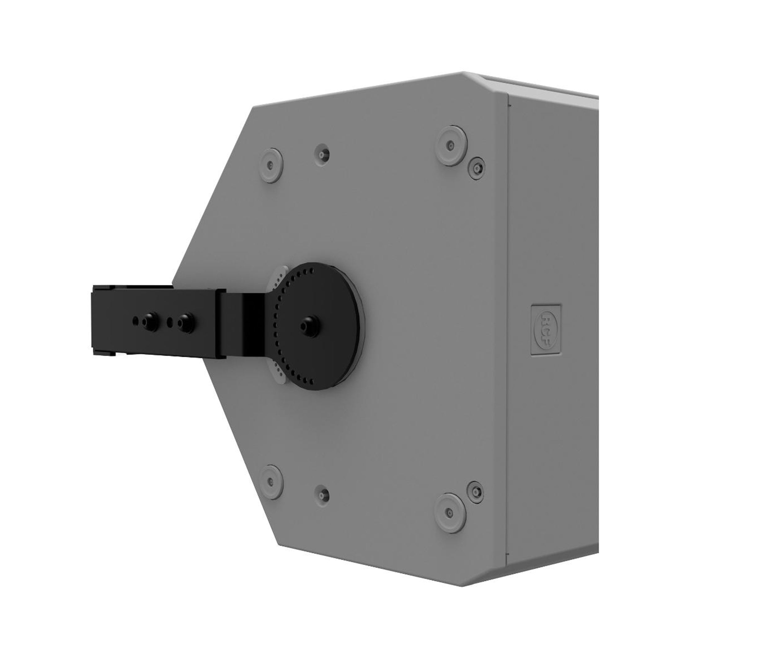 RCF HBR60703 Horizontal Brackets Pair for COMPACT C 32, M 12, KX 32 and NX 912/932 Speakers - Black by RCF